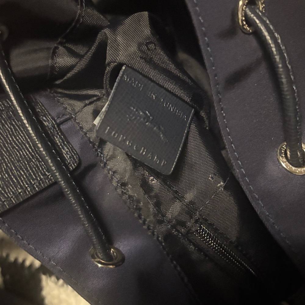 NWOT Le Pliage Neo Bucket Bag in Navy (NOT the small size) - Picture 14 of 15